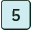 Number five icon