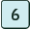 Number six icon