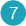 Number seven icon